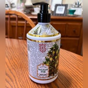 Vintage Press Balsam Fir Hand Soap Christmas Holiday Winter New